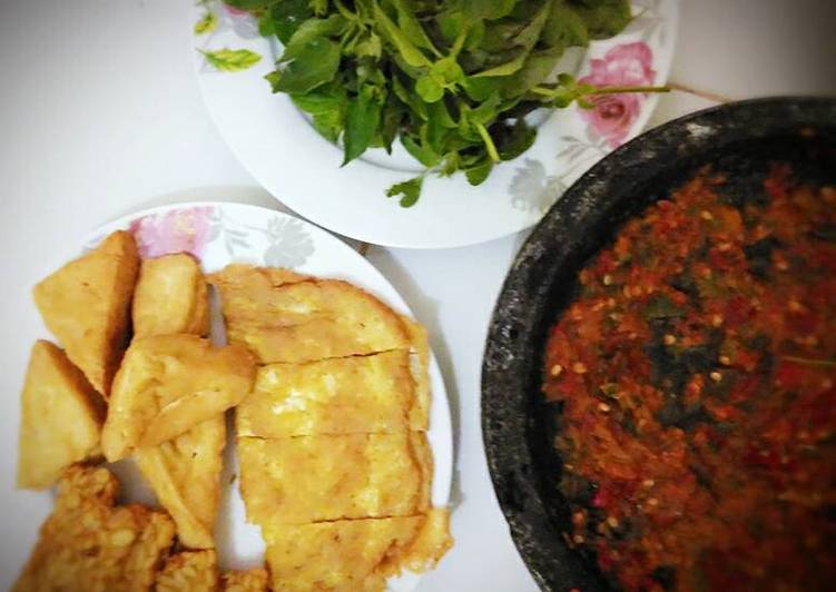 Bahan-bahan Triple T (Tahu,Tempe,Telur) yang nikmat Untuk Jualan