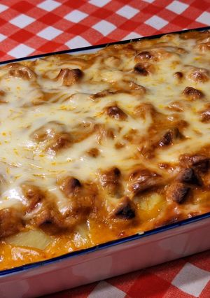 Másképp rakott krumpli recept fotója