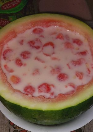 Foto resep Hwachae (es buah korea)