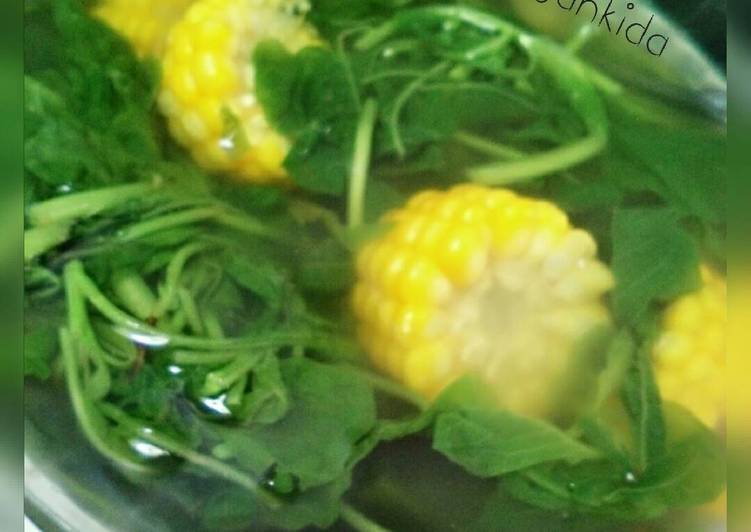 Resep Sayur bayam warna nya hijau cerah, Enak