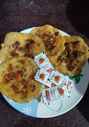 A picture of Rava uttapum.
