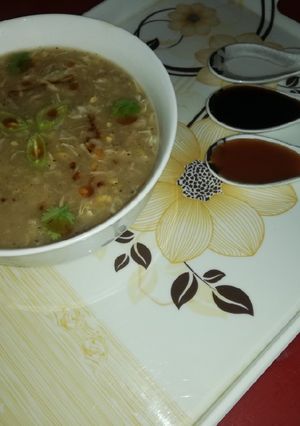 A picture of Chicken Corn Soup.