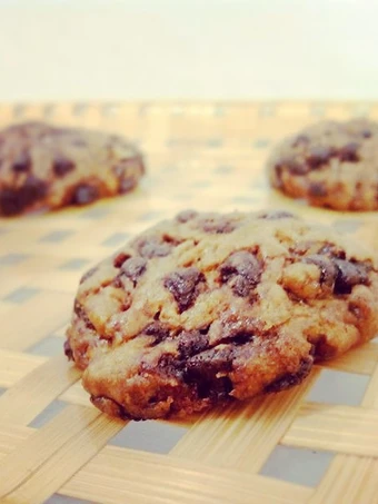 Recipe Nutella Stuffed-Brown Buttered-Double Chocolate chips-Sea Salted OMG Cookies the So Delicious You can take Joss in your mouth