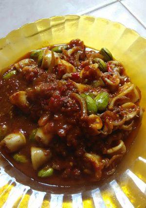 Foto resep sambel goreng cumi petai