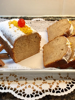 Una foto de Plumcake de plátano y canela