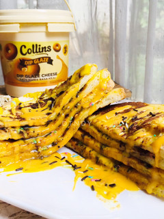 Foto resep Cheesy Baked & Stacked French Toast