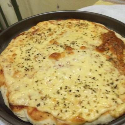 Masa para pizza casera súper fácil y sin levadura Receta de Aileen Rolón-  Cookpad