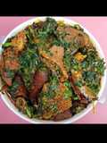 Vegetable soup with meats