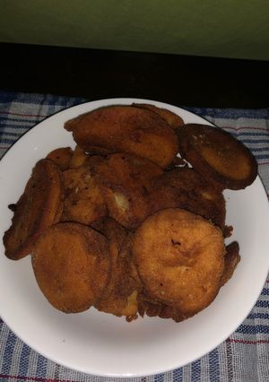 Una foto de Buñuelos de banana💖