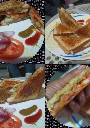 सैंडविच स्ट्रीट स्टाइल(Sandwich street style recipe in hindi) रेसिपी मुख्य फोटो