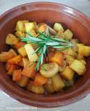 Wok de verduras del cocido