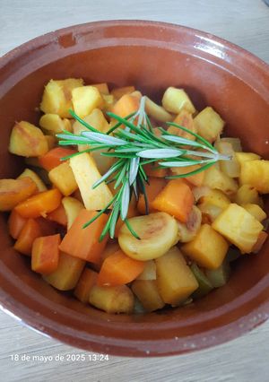 Una foto de Wok de verduras del cocido