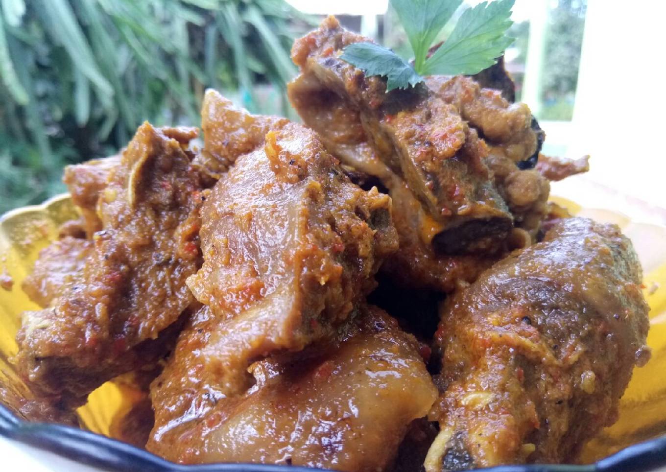 Rendang ayam kampung