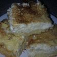 Cuadrados de ricota con manzana y banana con canela