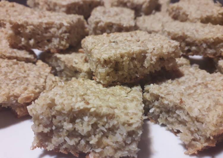 Simple Way to Prepare Award-winning Cuadraditos de coco y avena 😋👌