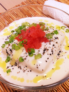 無糖豆漿 明太子 的食譜成品照片
