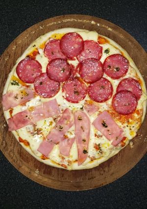 Una foto de Pizza Casera!