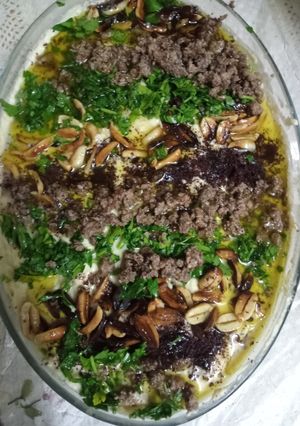 صورة لوصفة فتة حمص