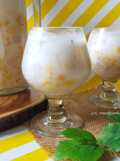 Foto resep 241. Es Jagung Jelly Santan
