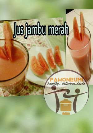 Foto resep Jus jambu merah