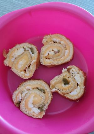 Une photo de Minis sandwichs roulés #