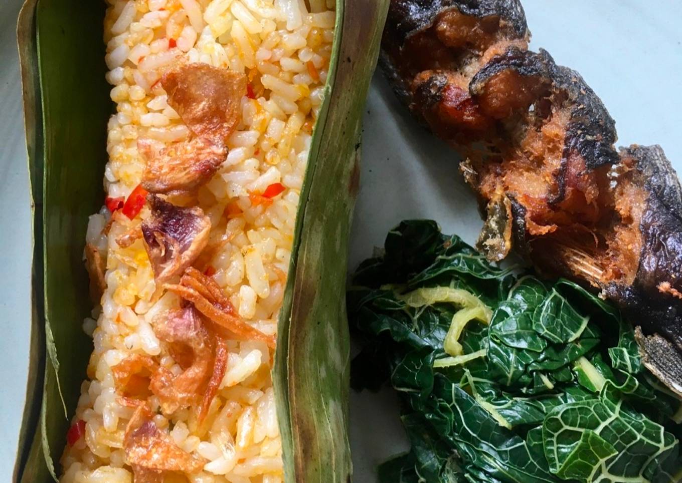Nasi bakar gurih