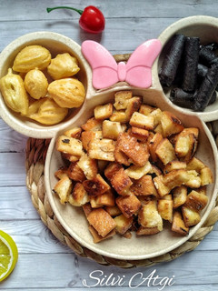 Foto resep Caramel Bread Popcorn (Popcorn Pinggiran Roti Tawar)