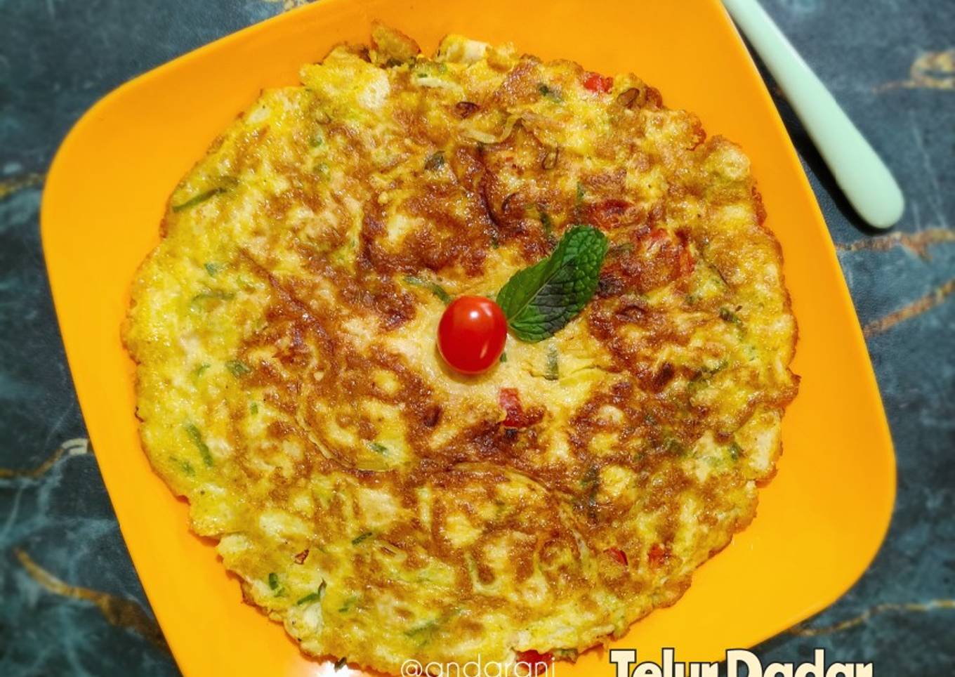 Telur Dadar Tahu Paprika