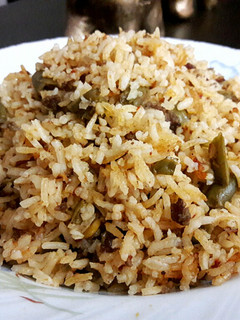 عکسی از دستور لوبیا پلو