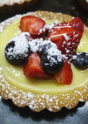 Una foto de Mini tartaletas de frutas 🍰 🍓 (masa de galletas de jengibre)