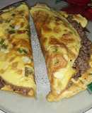 Omelletes con relleno de carne molida magra y berenjenas 🍆