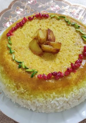 عکسی از دستور تهدیگ ساده و مجلسی