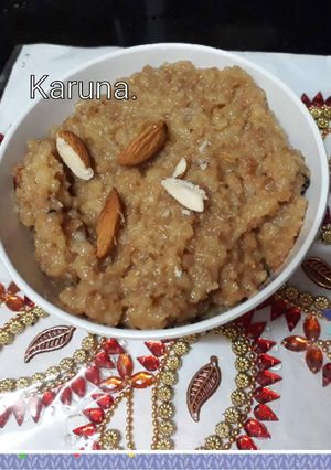 A picture of Moong dal halwa.