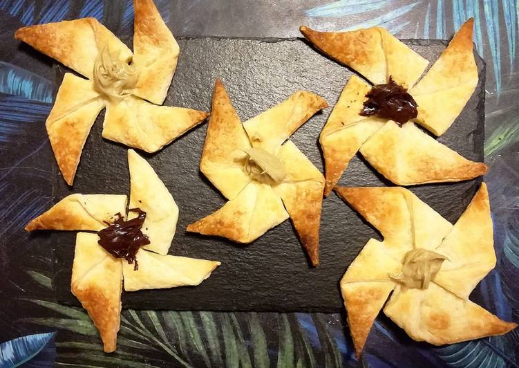 Girandoline di pasta sfoglia