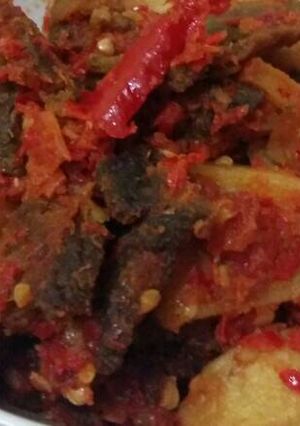 Foto resep Daging sapi kentang balado