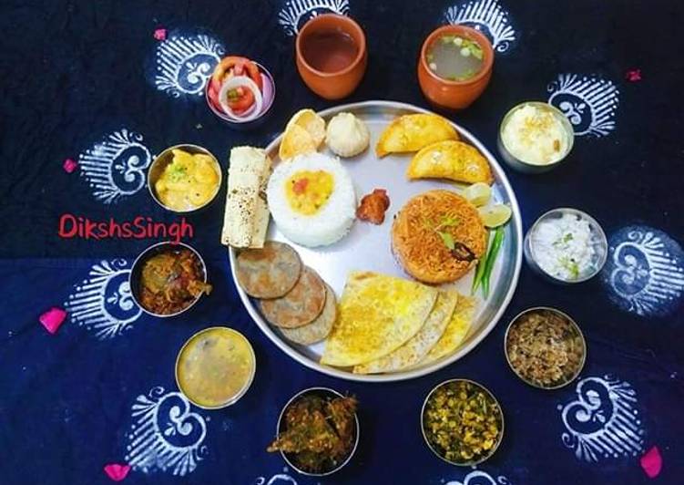 Recipe of Homemade Kaju Puranpoli &#34;Maharastian thali&#34;