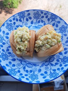 รูปของ แซนวิช ไข่ต้ม มันฝรั่ง