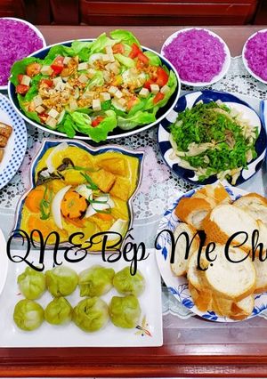 Hình của món Mâm cơm chay cúng rằm tháng 7(Lễ Vu Lan).