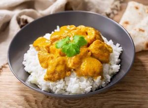 Une photo de Poulet au curry