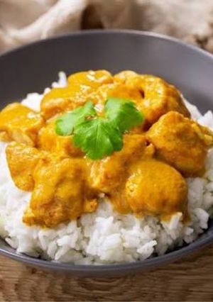 Une photo de Poulet au curry