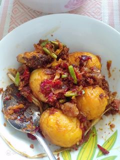 Foto resep Telor Balado Petey