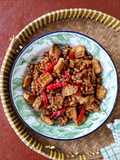 Tumis Tahu Kacang Tolo