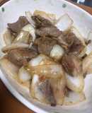 Thịt lợn xào hành tây