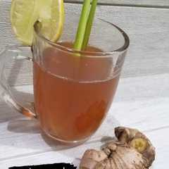 A picture of Wedang Jahe Lemon.