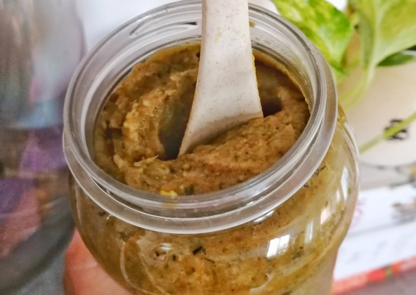 Concentrado casero de verduras y pollo