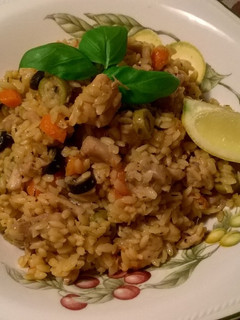 Mediterrán csirkés risini recept fotója