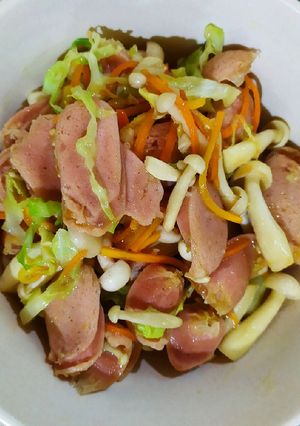 Foto resep Oseng sosis sayur