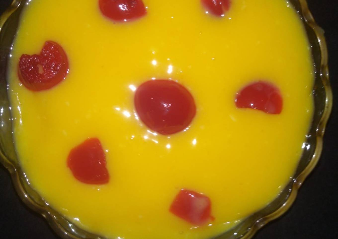 Custard Mango Puding