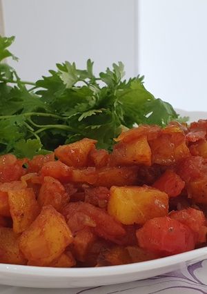 عکسی از دستور خوراک سیب زمینی