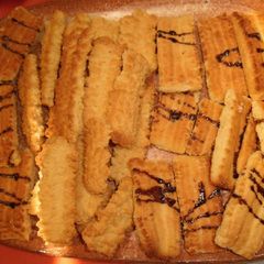 A picture of Chocolate snizles cakes.